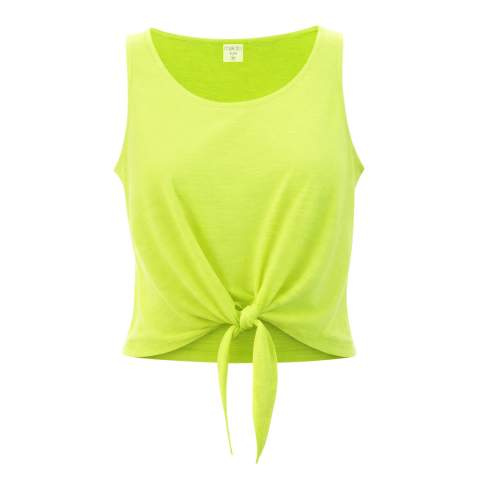 Damen-T-Shirt Slem, Gelbes fluor – Makito