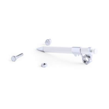 Multifunktionsstift Contal, Weiss – Makito (2)