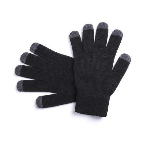 Touchscreen-Handschuhe Tellar, Schwarz / grau – Makito