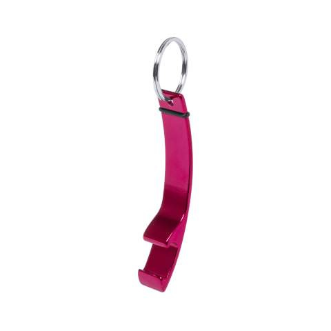 Schlüsselanhänger mit Flaschenöffner Milter, Fuchsie - Makito