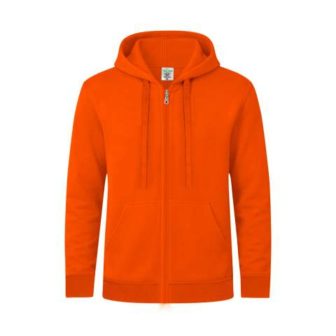Kapuzenpullover für Erwachsene mit Reißverschluss „keya“ SWZ280, Orange – KEYA