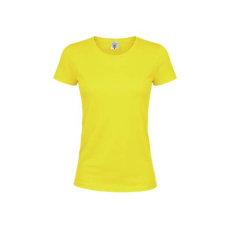 Damen-Farb-T-Shirt "keya" WCS180, Gelb