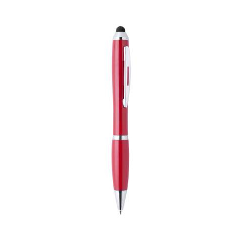 Kugelschreiber mit Touchpen Zeril, Rot - Makito