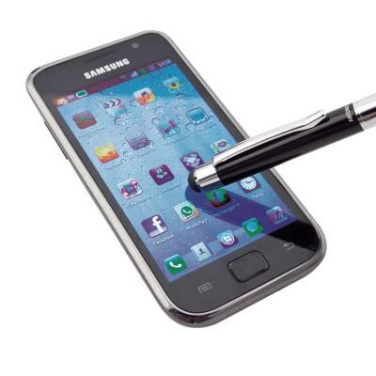 Kugelschreiber mit Touchpen Yago, Schwarz - ANTONIO MIRÓ (2)