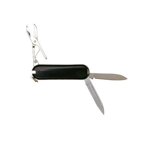 Mini-Multifunktions-Taschenmesser Castilla, Schwarz – Makito