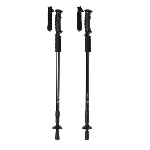 Wanderstock-Set Brulen, Schwarz – Makito
