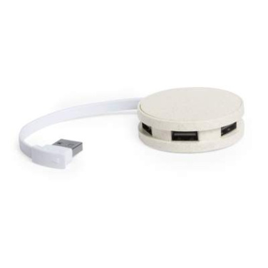 USB-Hub Brunox, Natürlich – Makito (3)