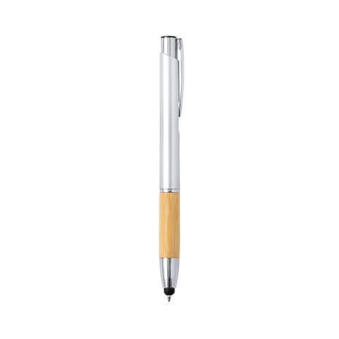 Kugelschreiber mit Touchpen Grunt, Silber – Makito (1)