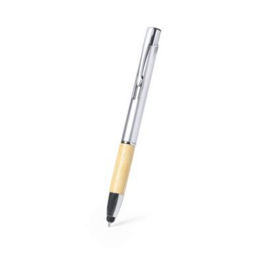 Kugelschreiber mit Touchpen Grunt, Silber – Makito (3)