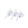 Besteckset Florax, Weiss