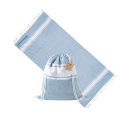 Pareo-Beutel mit Kordelzug Carey, Hellblau