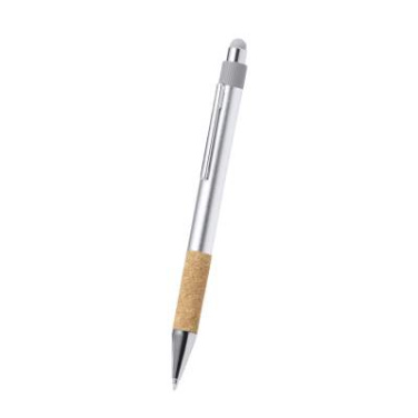Kugelschreiber mit Touchpen Fobox, Silber – Makito (2)