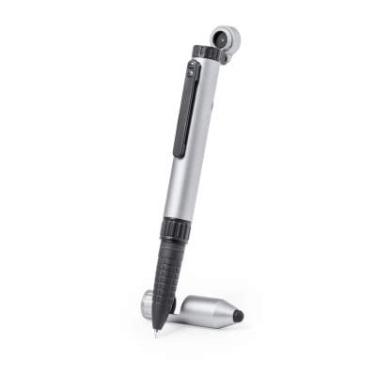 Multifunktionsstift Posdan, Silber – Makito (3)