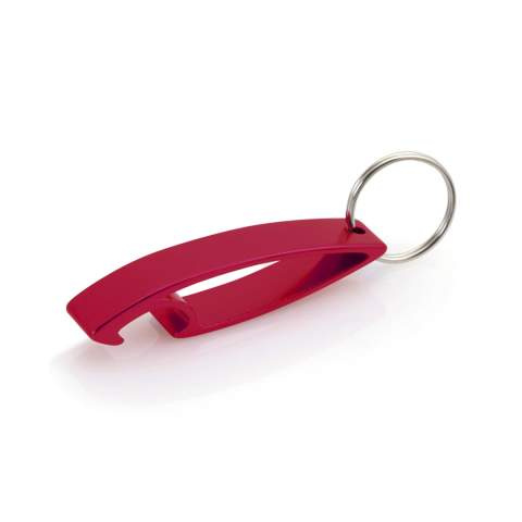 Schlüsselanhänger mit Flaschenöffner Samo, Rot – Makito