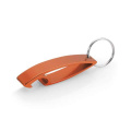 Schlüsselanhänger mit Flaschenöffner Samo, Orange