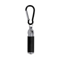 Taschenlampen-Schlüsselanhänger Wols, Schwarz