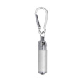 Taschenlampen-Schlüsselanhänger Wols, Silber