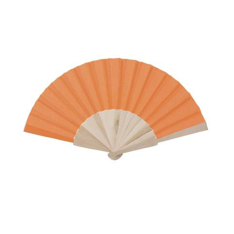 Handfächer Folklore, Orange – Makito