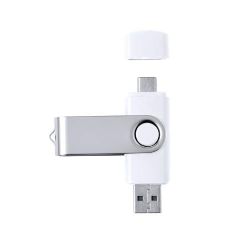 USB-Speicher Ladny 16GB, Weiss – Makito (1)