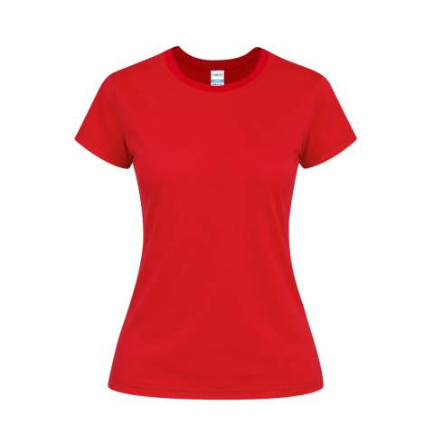 Damen-Farb-T-Shirt Seiyo, Rot – Makito