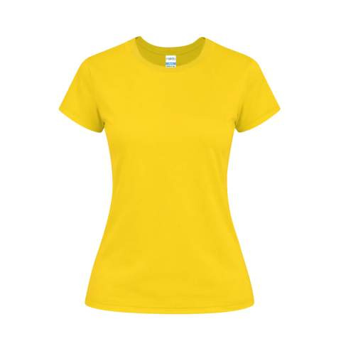 Damen-Farb-T-Shirt Seiyo, Gelb – Makito