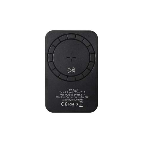 Powerbank Vekmar, Schwarz – Makito