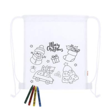 Beutel mit Kordelzug Taky, Weiss – Makito (3)