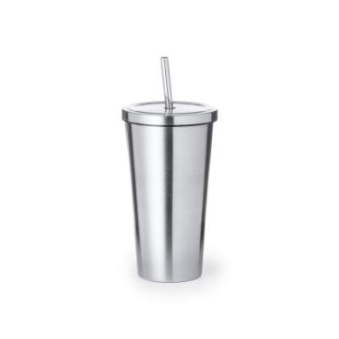 Isolierbecher Moder, Silber – Makito (2)