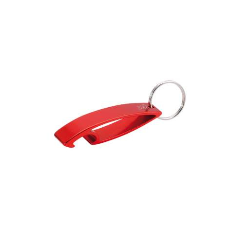 Schlüsselanhänger mit Flaschenöffner Niken, Rot – Makito