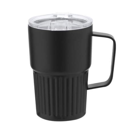 Isolierbecher Finbar, Schwarz – Makito