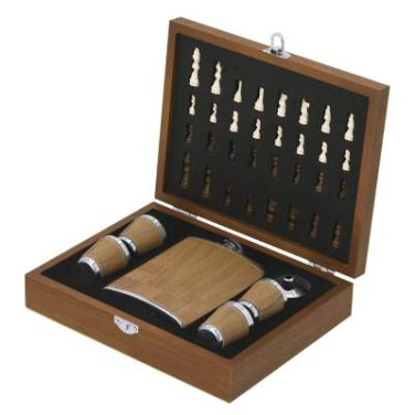 Flachmann-Set Fleet, Natürlich – Makito (2)
