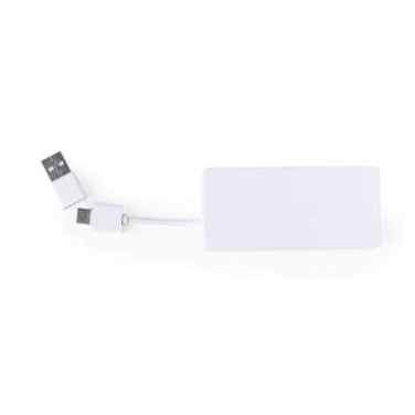 USB-Hub Nofler RCS, Weiss – Makito (3)