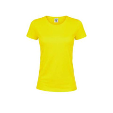 Damen-Farb-T-Shirt "keya" WCS150, Gelb