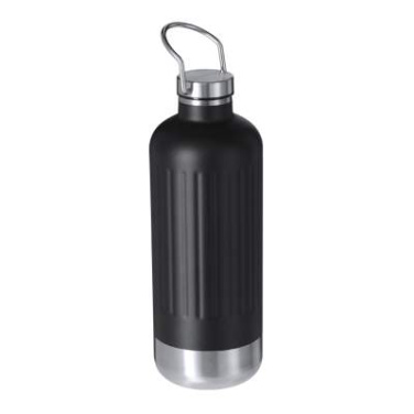 Isolierflasche Davio, Schwarz – Makito (4)
