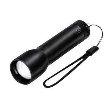 Taschenlampe Tivar, Schwarz – Makito (2)