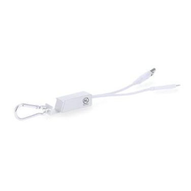 USB-Ladegerät-Hub Leony, Silber – Makito (3)