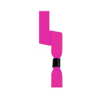 Fluoreszierendes Armband Clasmy, Fluoreszierendes Rosa