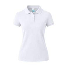 Weißes Damen-Poloshirt Charles, Weiss