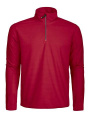 Melton Halfzip – Sweatshirt, Rot