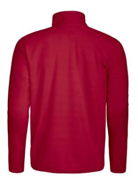 Melton Halfzip – Sweatshirt, Rot – D.A.D (2)