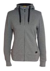 ZIP HOOD SPECIAL LADY CODE 18 GREY MEL XS