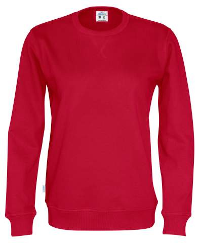 Crew Neck Man – Sweatshirt, Rot – Cottover (1)