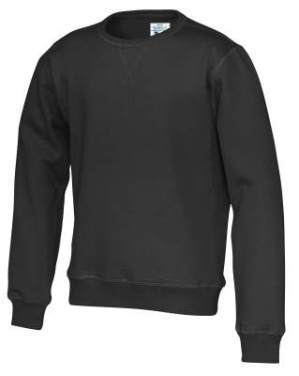 Crew Neck Kid – Sweatshirt, Schwarz – Cottover (3)