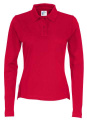 Long Sleeve Lady – Poloshirt, Rot