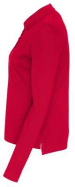 Long Sleeve Lady – Poloshirt, Rot – Cottover (4)