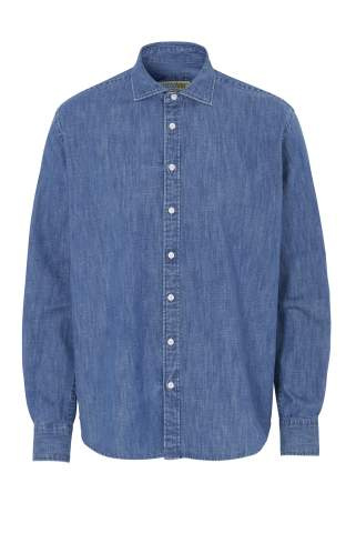 Denim Comfort Man – Hemd, Blau – Cottover (1)