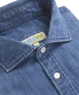 Denim Comfort Man – Hemd, Blau – Cottover (3)