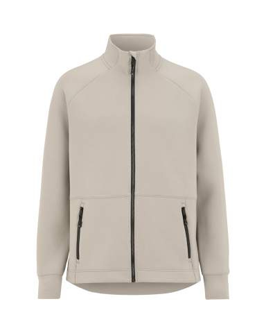 Anzac FZ Collar – Sweatshirt, Dunkelsand - D.A.D (1)