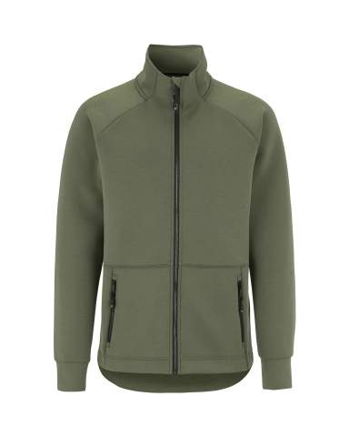 Anzac FZ Collar – Sweatshirt, Grün – D.A.D (1)