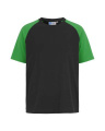Monza – T-Shirt, schwarz/grün